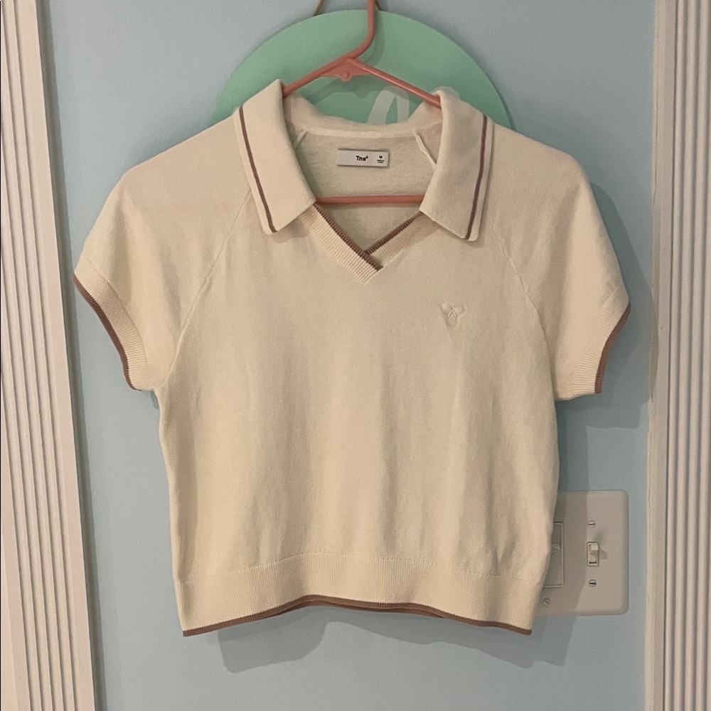TNA Sweater Crop Top